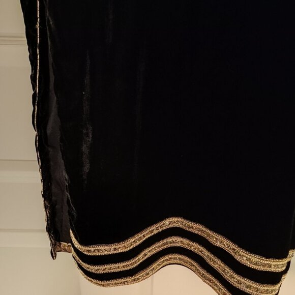 S/M🖤Gothic Vampir Witch Maxi Dress with Skull Embellished - Picture 9 of 11